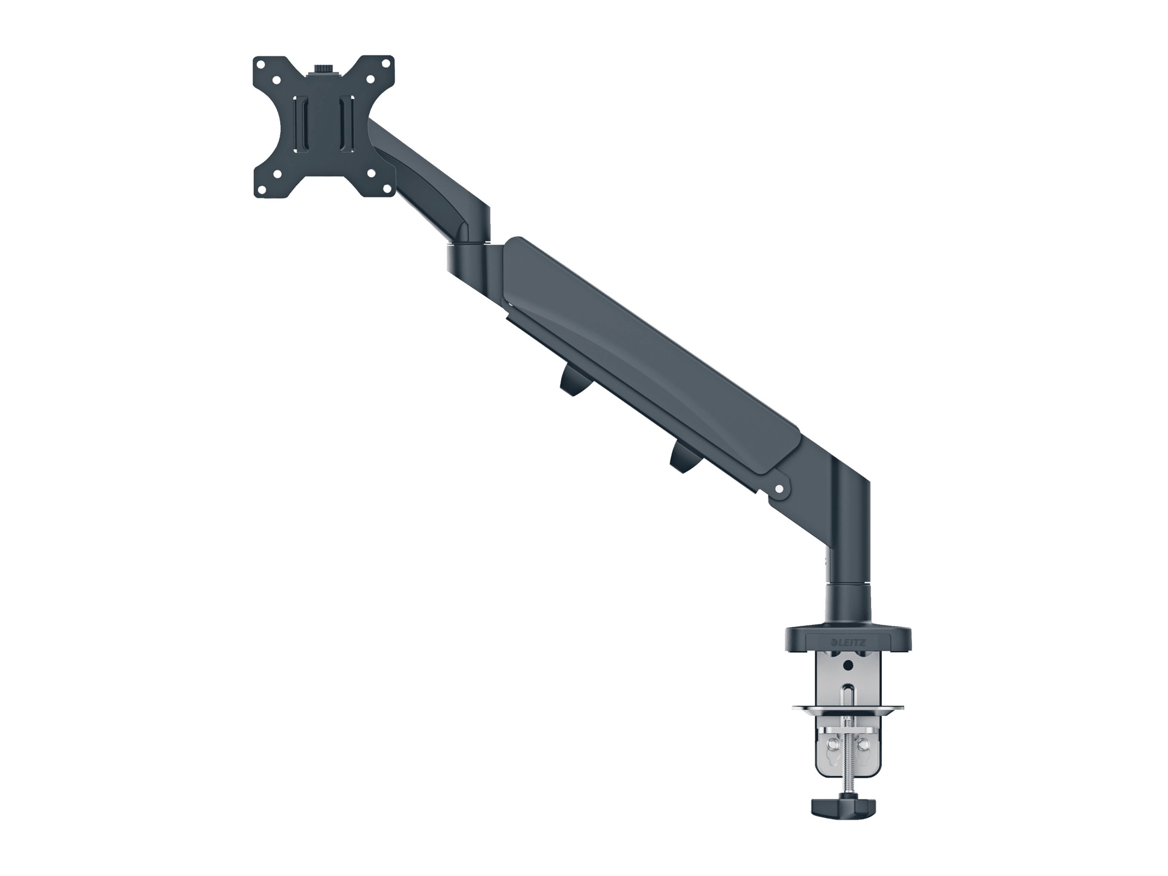 LEITZ Monitor-Halterung Ergo 64890089 dunkelgrau fuer 1 Monitor, Tischklemme