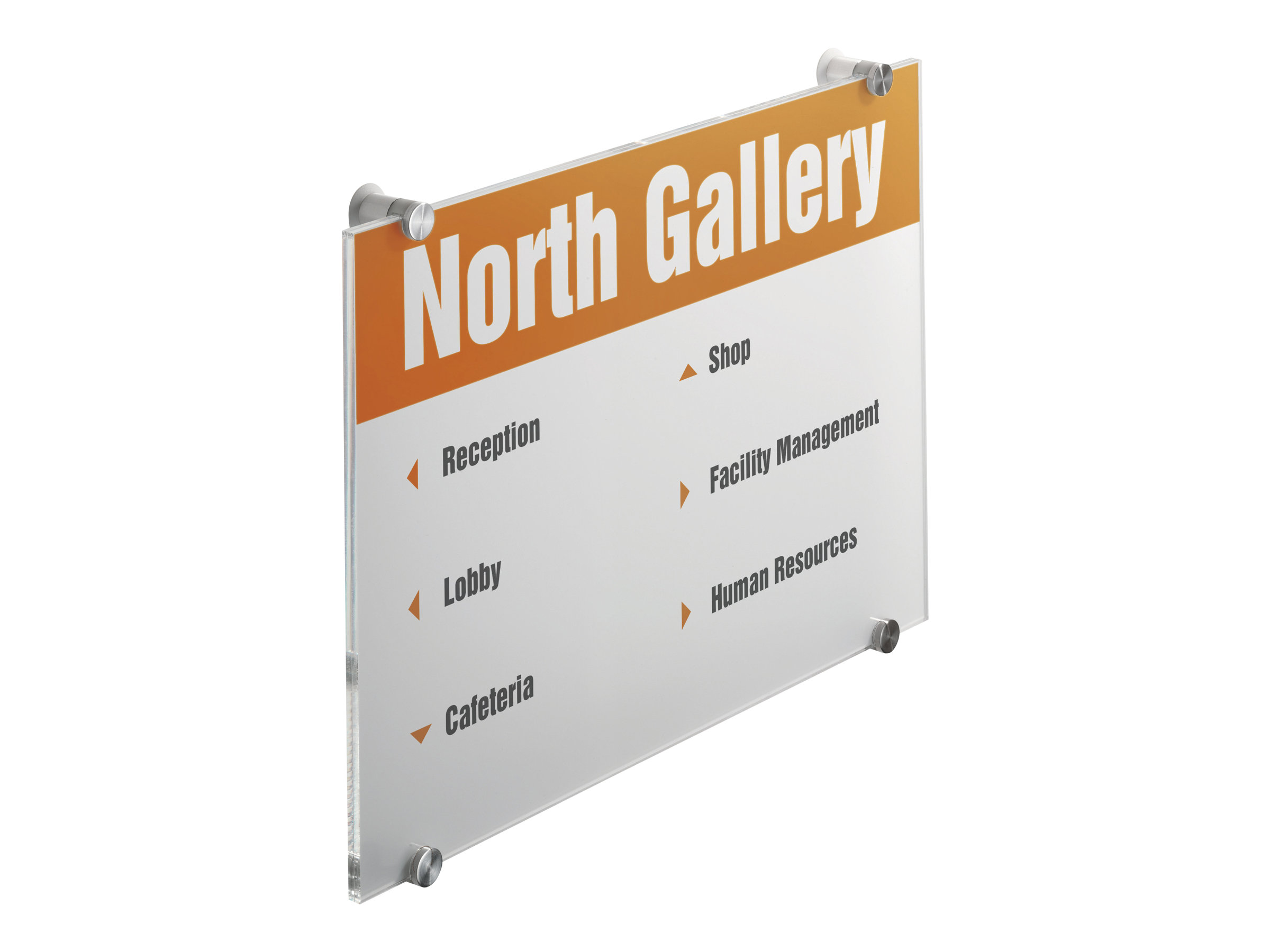 DURABLE Tuerschild CRYSTAL SIGN Acryl transparent DIN A3