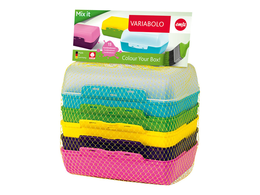 emsa LunchboxenSet Variabolo farbsortiert, 1 Set