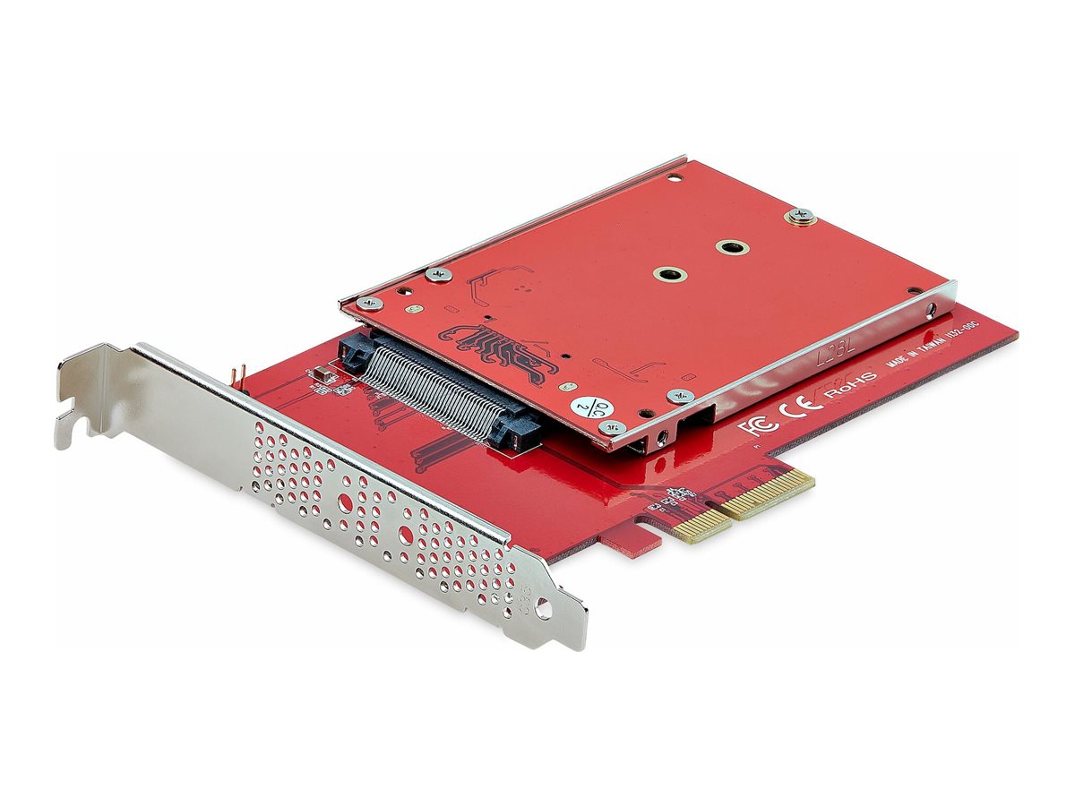 STARTECH.COM M.2 auf U.3 Adapter für M.2 NVMe SSD PCIe M.2 Laufwerk zu 6,35cm 2,5Zoll U.3 SFF-TA-1001 Konverter M.2 Gehäuse mit U3
