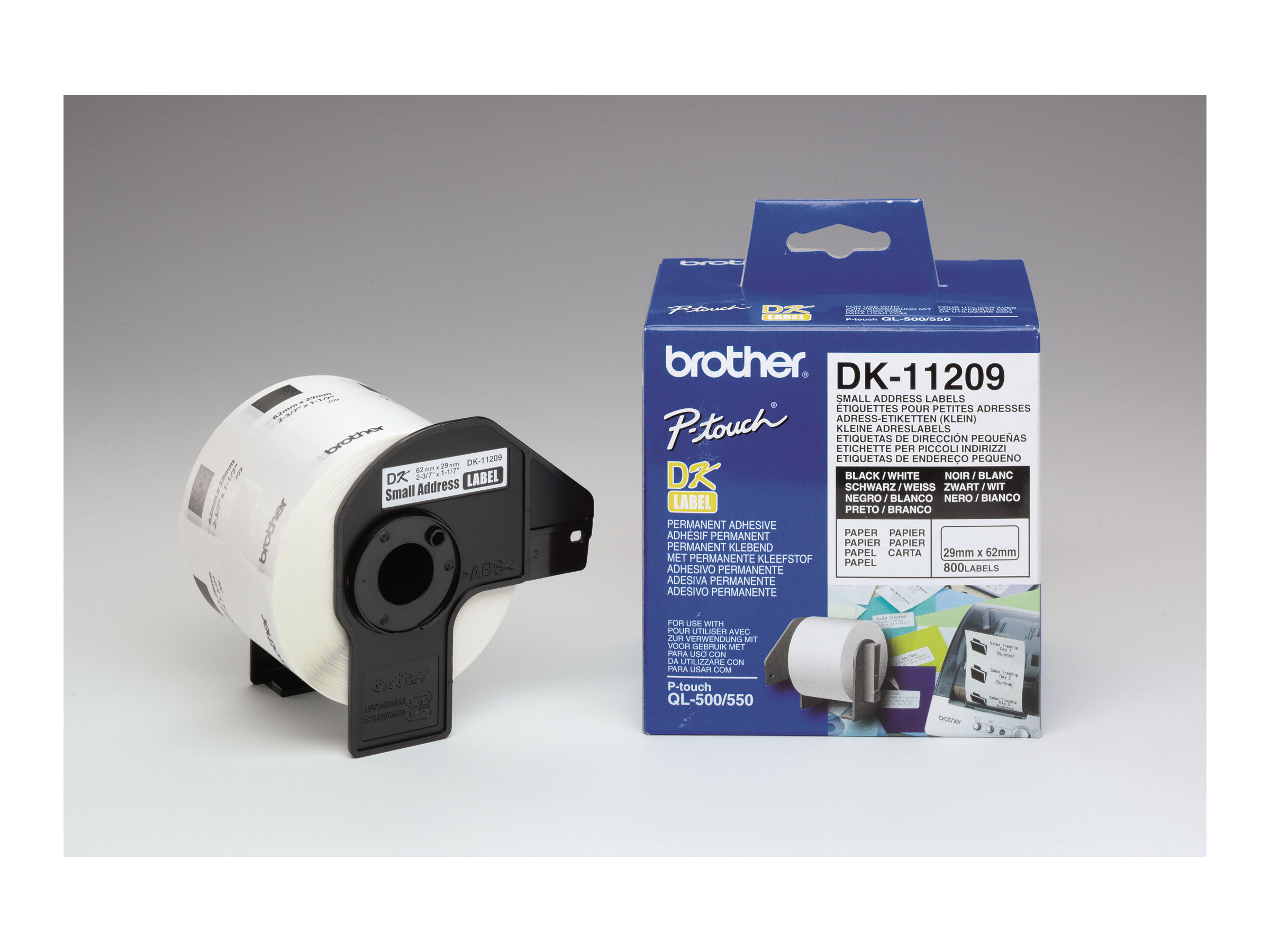 DK11209 BROTHER PT QL550 ETIKETTEN WEISS DK11209 BROTHER PT QL550 ETIKETTEN WEISS