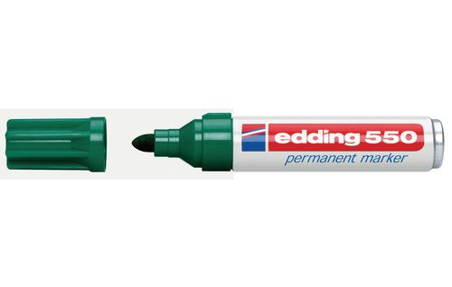 edding 550 Permanentmarker grÃ¼n 3,0 - 4,0 mm, 1 St.