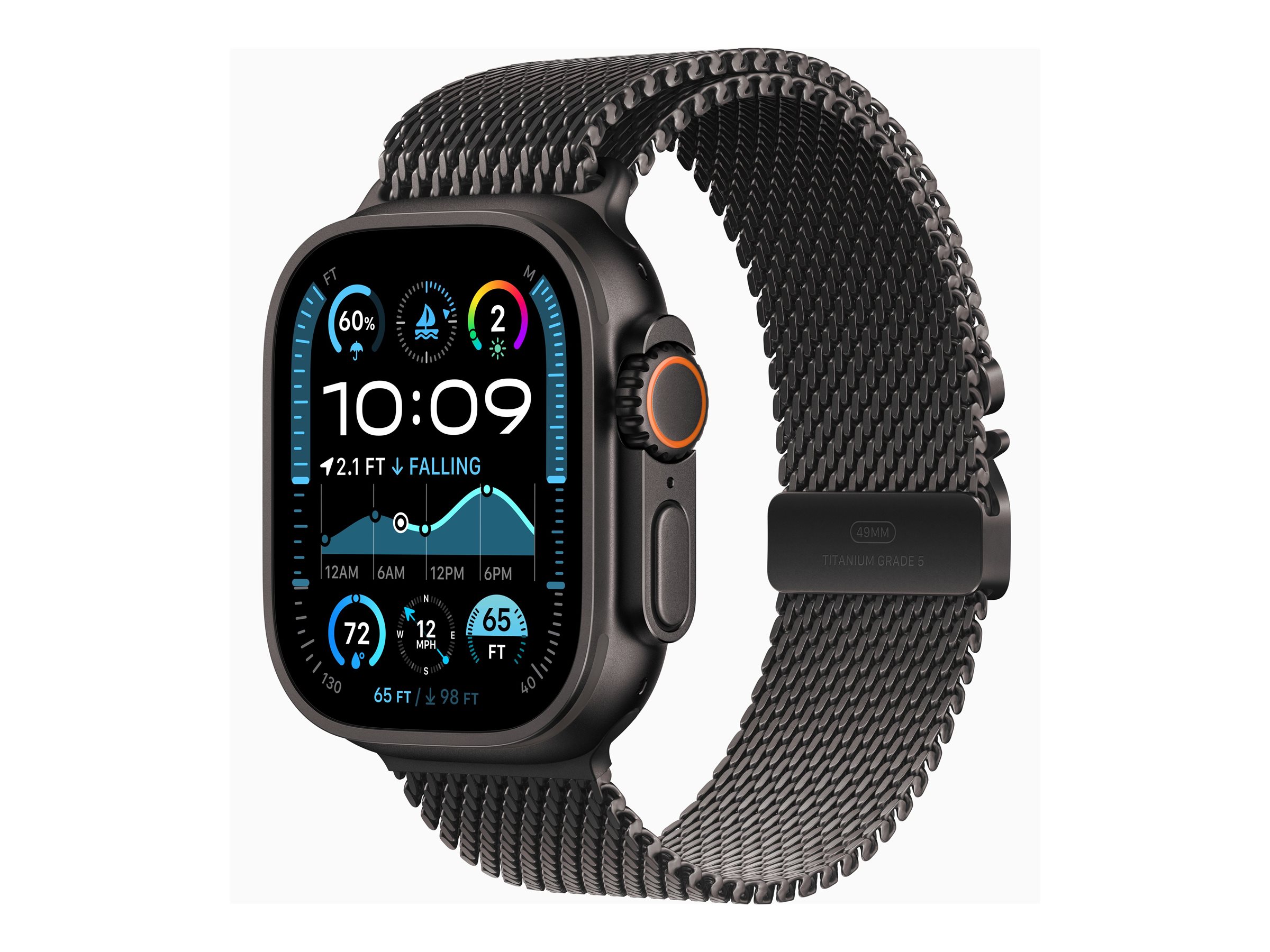 Apple Watch Ultra 2 Titanium Cellular 49mm Schwarz (Milanaise Titan schwarz) L Apple Watch Ultra 2 Titanium Cellular 49mm Schwarz (Milanaise Titan schwarz) L