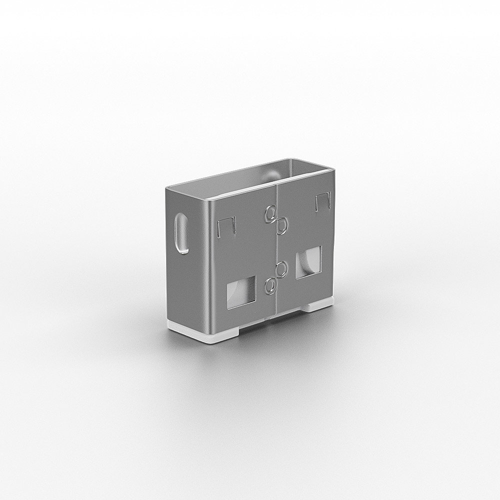 LINDY 10 USB Portschloesser WEISS Erweiterungskit fuer LINDY ArtNr 40454