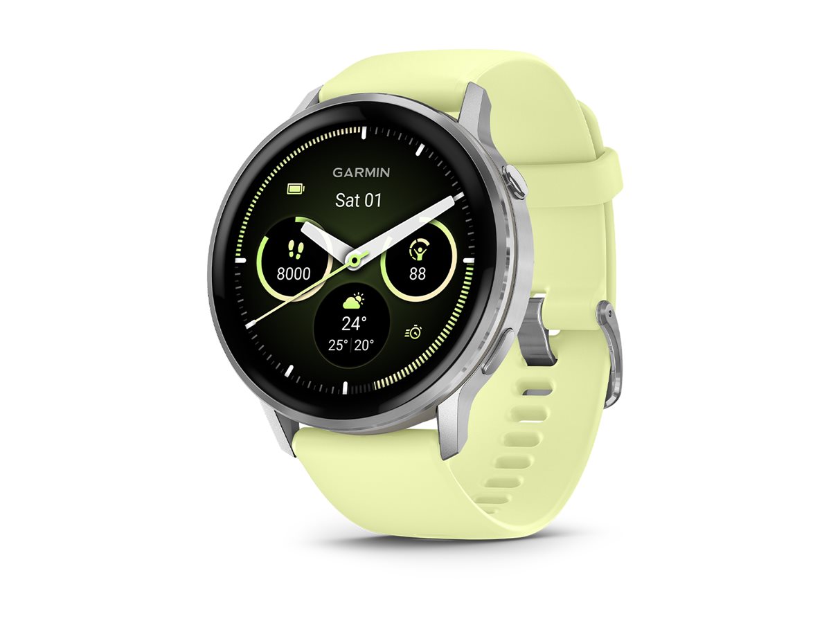 Garmin Venu 4 45 mm Silber Zitronen