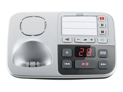 Panasonic KX-TGE522GS Schnurloses Telefon mit Anrufbeantworter silber