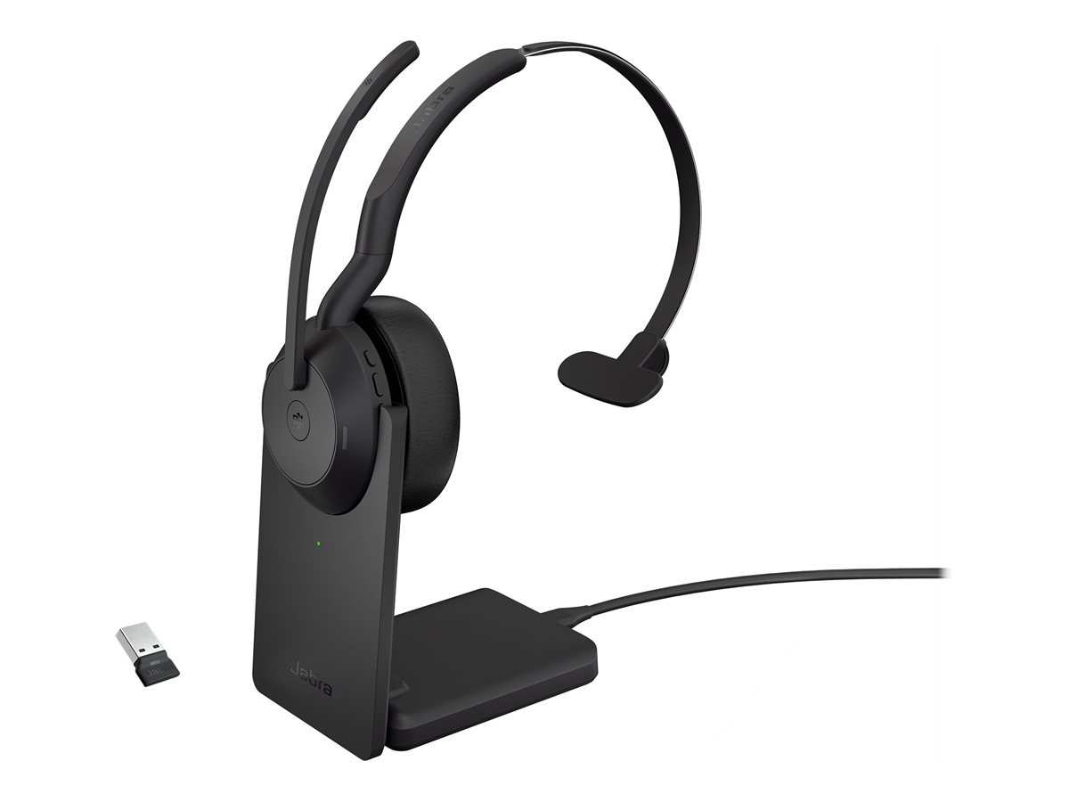 Jabra Evolve2 55 MS Mono mit Link380a/390a u. faltbare LS