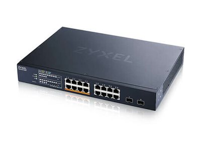 ZYXEL XMG1915-18EP 16-Port 2,5GbE 2 SFP+ 8 x PoE++ 802.3 bt 180W Smart Switch ZYXEL XMG1915-18EP 16-Port 2,5GbE 2 SFP+ 8 x PoE++ 802.3 bt 180W Smart Switch