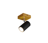 Trio Leuchten Deckenleuchte LB25 MARLEY 1xGU10 o.LM B9xH16x L:12cm sw-ma.