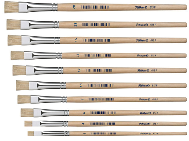 Pelikan 613F Borstenpinsel Groesse 20