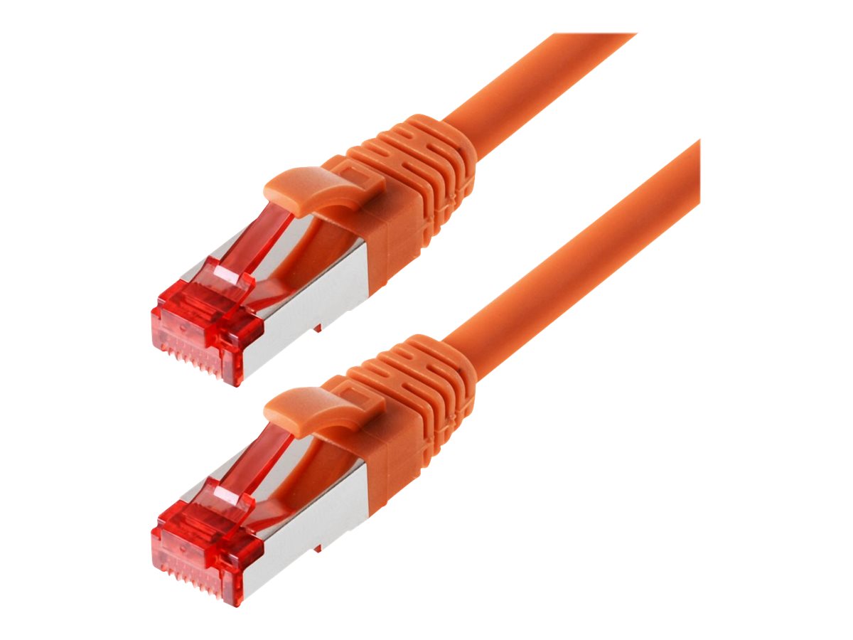 helos Patchkabel Cat 6 SFTP RJ45 orange 30m AWG277 LSZH GHMT