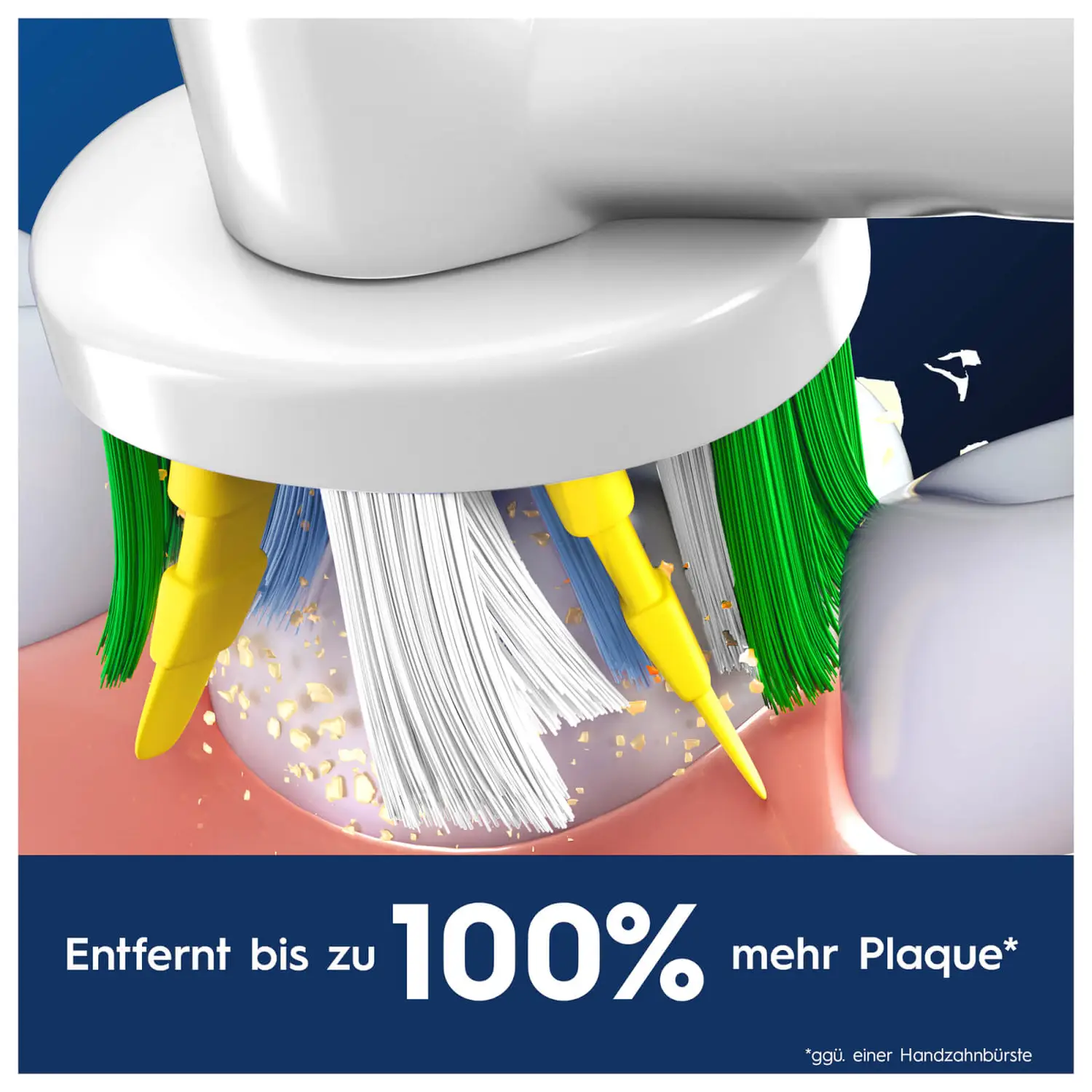 4 OralB PRO Tiefenreinigung Zahnbuerstenaufsaetze