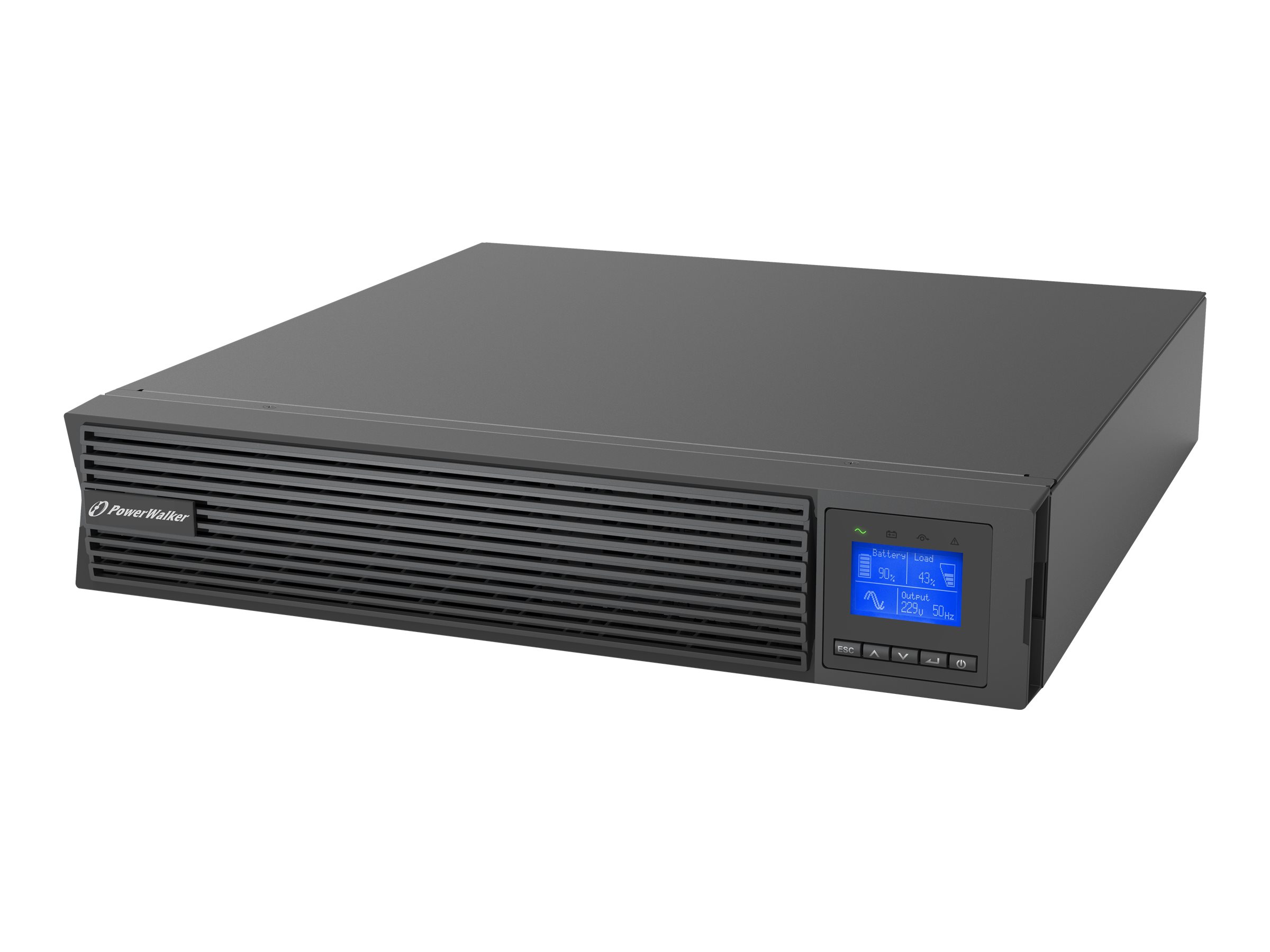 POWERWALKER VFI 1500 ICR IoT 1500VA/ 1500W Online USV Tower/Rack Doppelwandler SNMP Slot Cloud Monitoring App