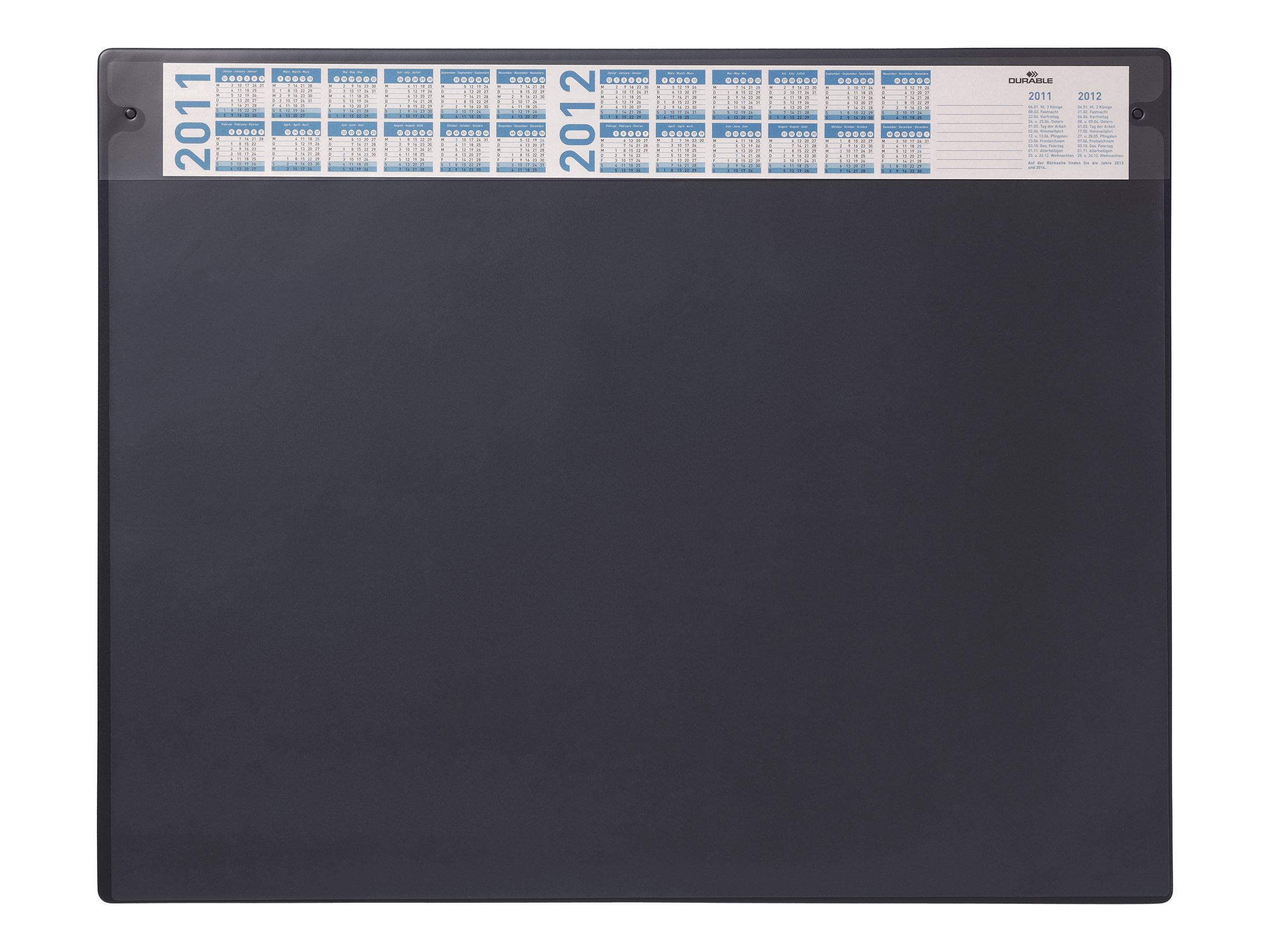 DURABLE Schreibtischunterlage dunkelblau Kunststoff 65,0 x 52,0 cm, 1 St. DURABLE Schreibtischunterlage dunkelblau Kunststoff 65,0 x 52,0 cm, 1 St.