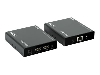 MANHATTAN 4K60Hz HDMI over Ethernet Extender Set HDMI-Signalverlängerung bis zu 70m über ein Cat6-Netzwerkkabel Sender und Empfänger