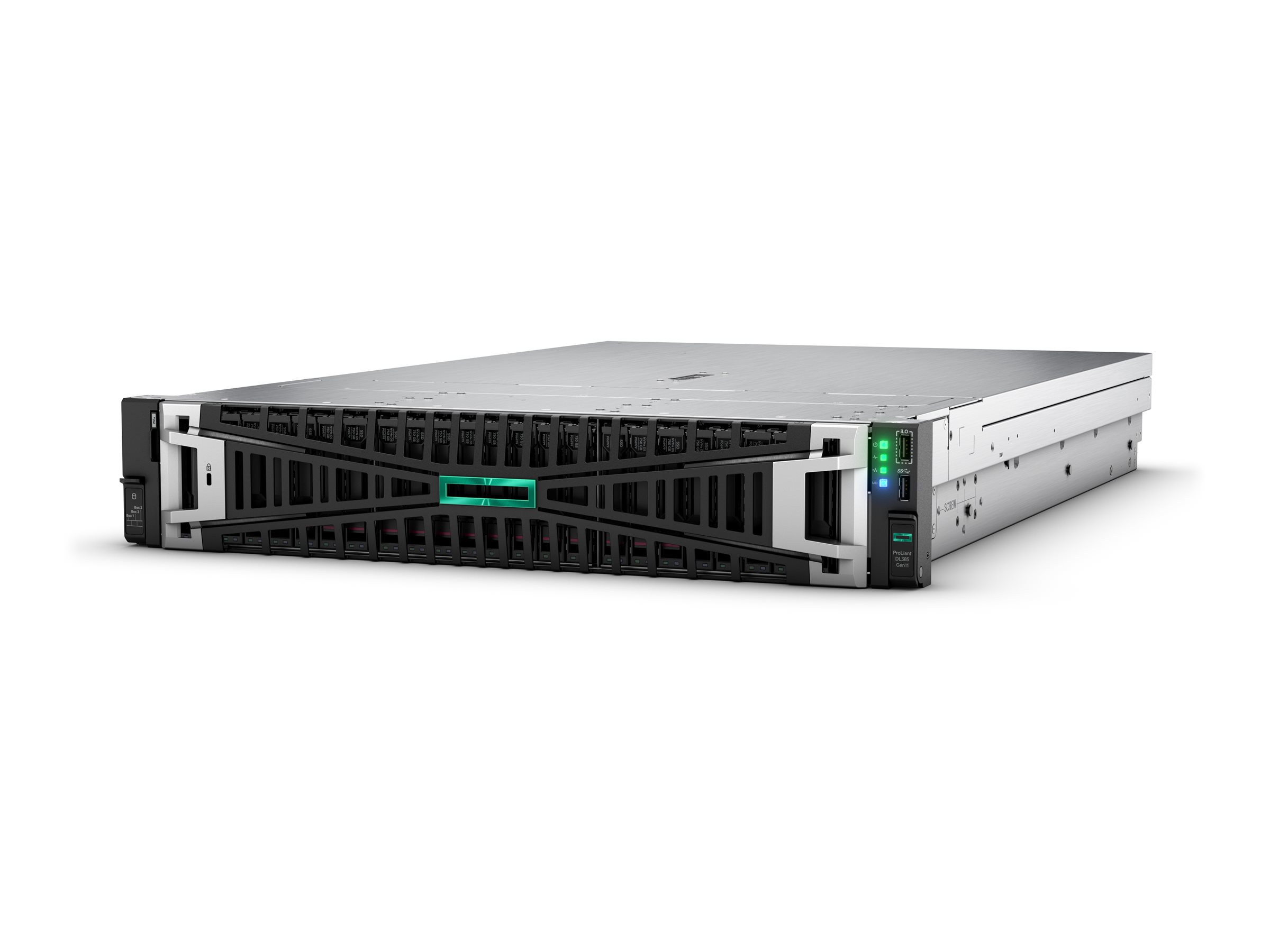 HPE ProLiant DL385 Gen11 2HE EPYC 9124 16-Core 3.0GHz 2x32GB-R 8xSFF Hot Plug 2x480GB SSD MR408i-o 2x1000W Server HPE ProLiant DL385 Gen11 2HE EPYC 9124 16-Core 3.0GHz 2x32GB-R 8xSFF Hot Plug 2x480GB SSD MR408i-o 2x1000W Server