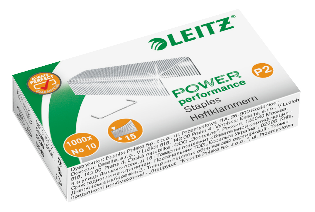 LEITZ Heftklammern 5577 No10, 1000 St