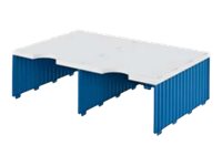 styro Sortierstation Styrodoc Jumbo Aufbaueinheit grau/blau mit 2 Faecher