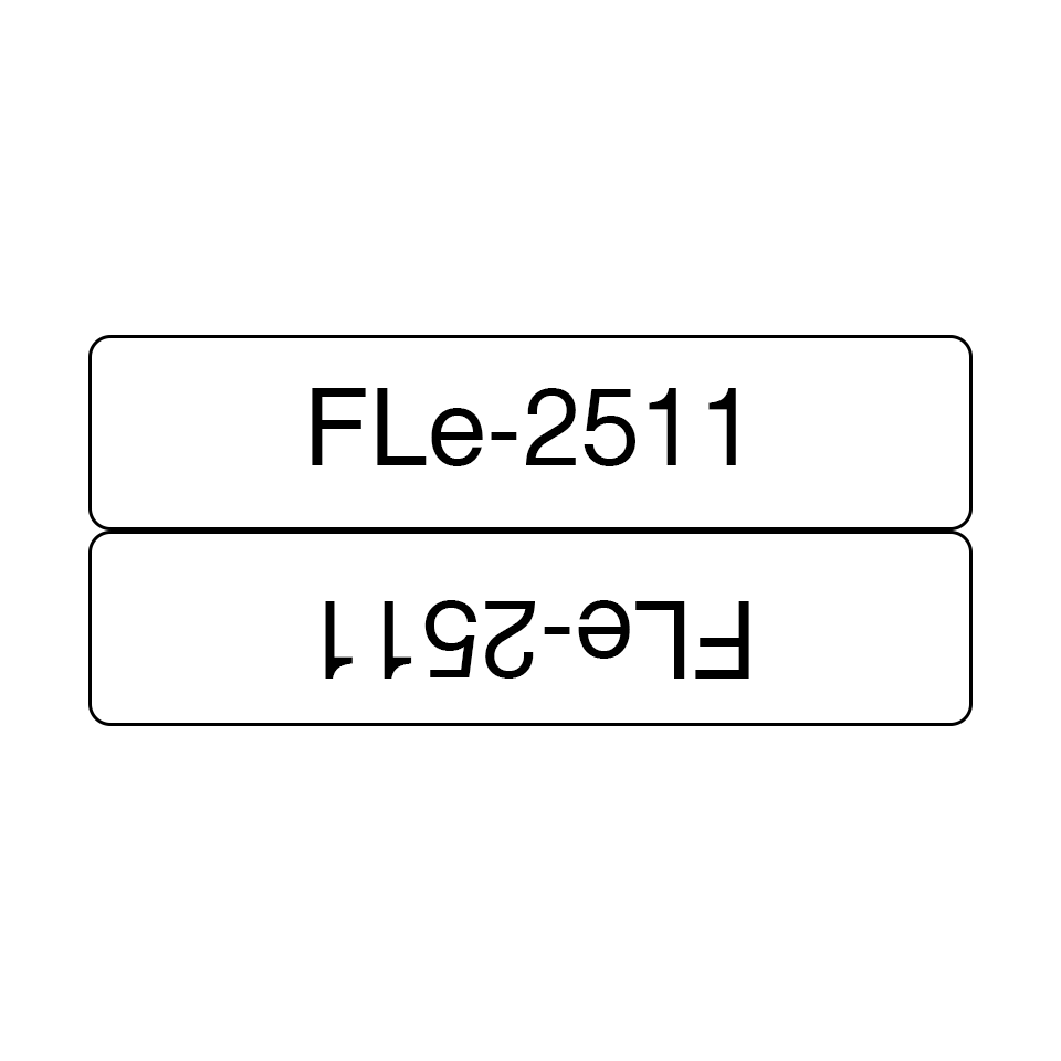 FLE2511 BROTHER PT Faehnchen Etiketten