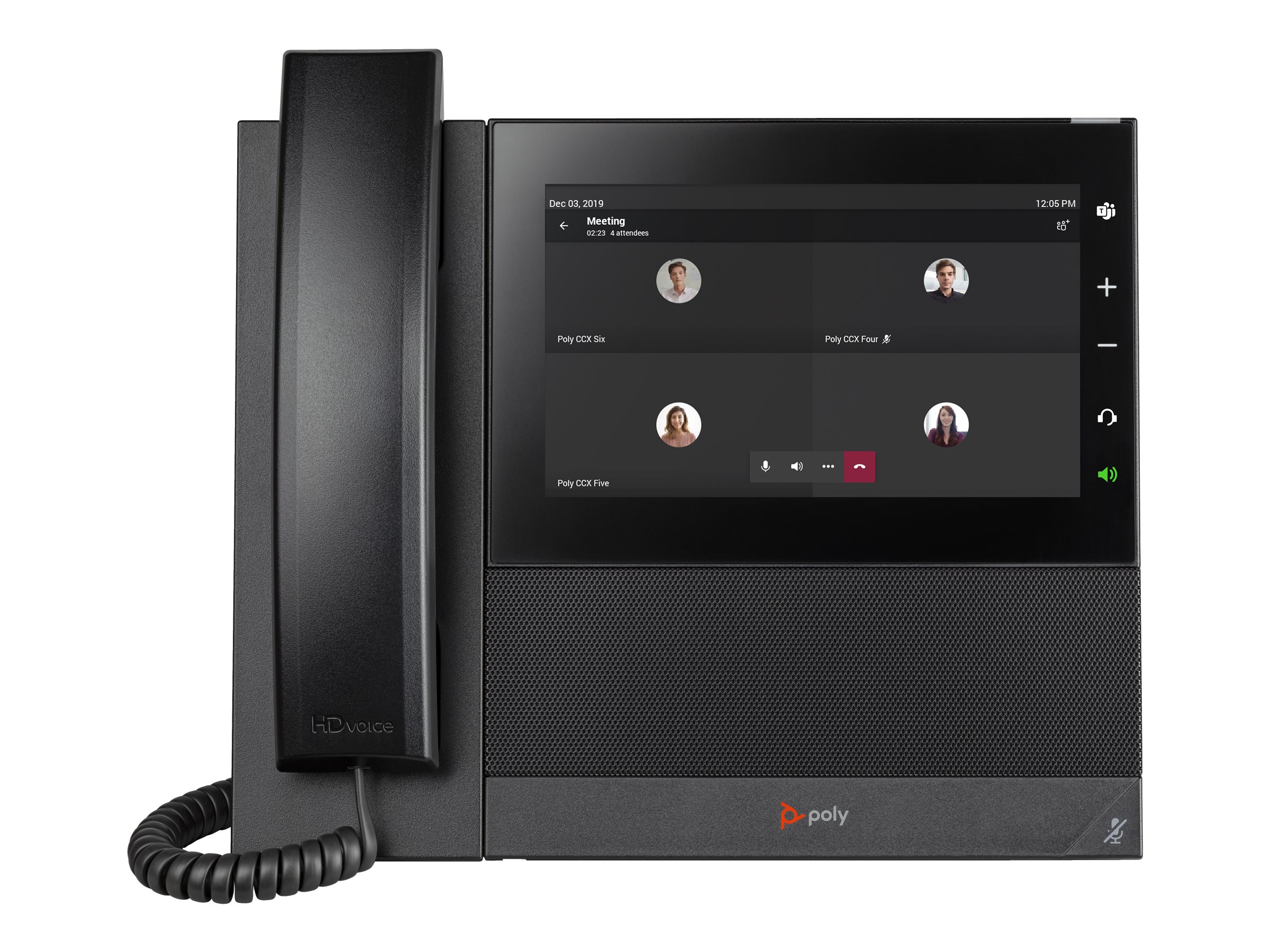 HP Poly CCX 600 Business Media Phone for Microsoft Teams and PoE-enabled HP Poly CCX 600 Business Media Phone for Microsoft Teams and PoE-enabled