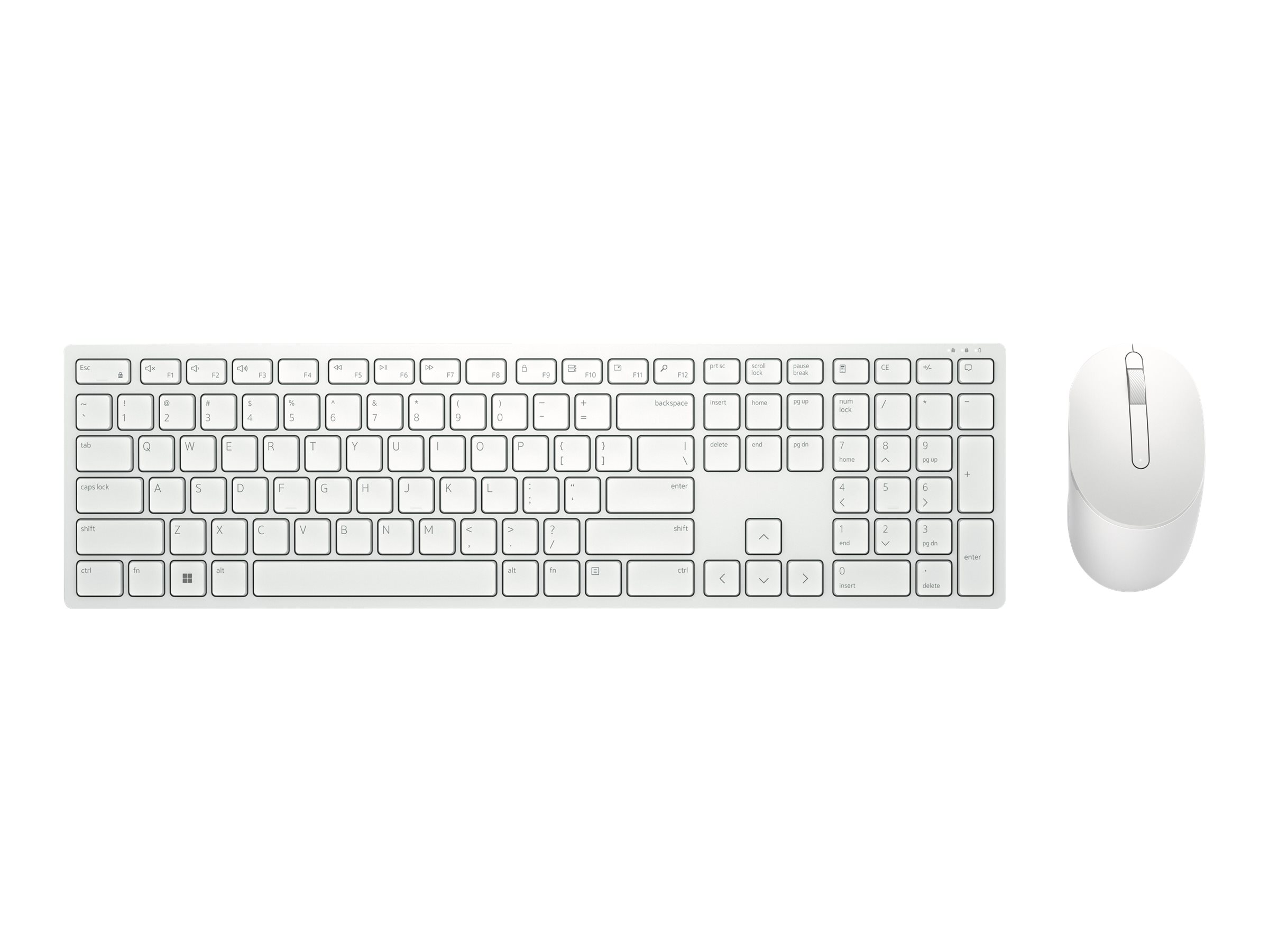 Dell Tastatur- und Maus-Set Pro KM5221W - Weiß
