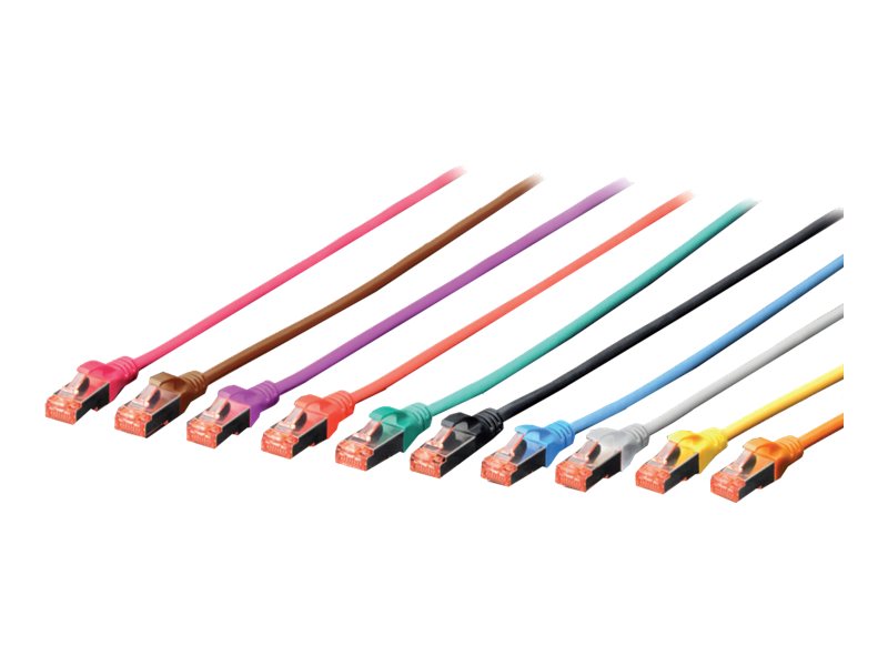 DIGITUS CAT 6 S-FTP Patchk. Cu, LSZH AWG 27/7, 10 m, GR DIGITUS CAT 6 S-FTP Patchk. Cu, LSZH AWG 27/7, 10 m, GR