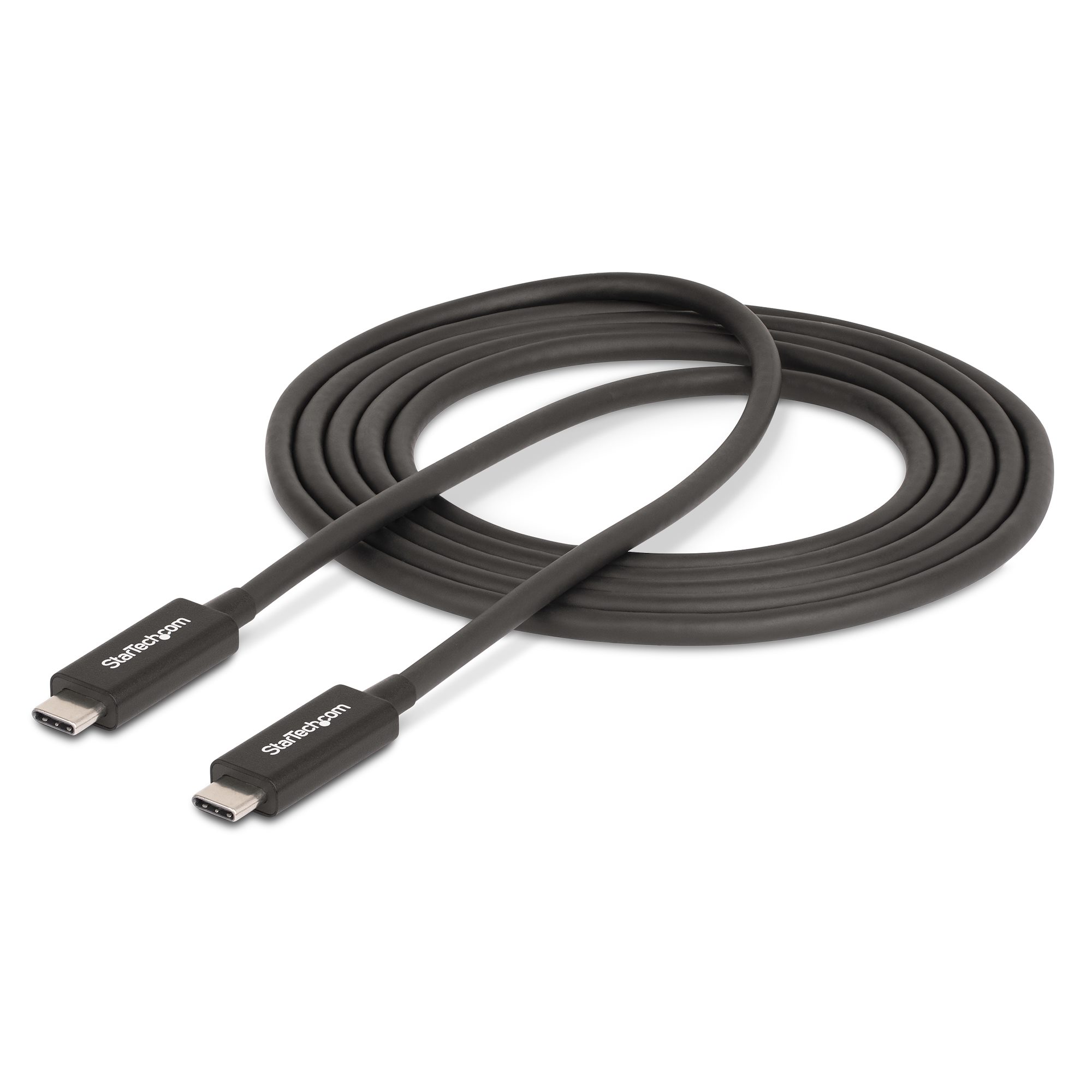 STARTECHCOM 2m Aktives Thunderbolt 4 Kabel 40 Gbits 100W PD 8K Display Kabel kompatibel mit USB4 Thunderbolt 3 USBC DisplayPort