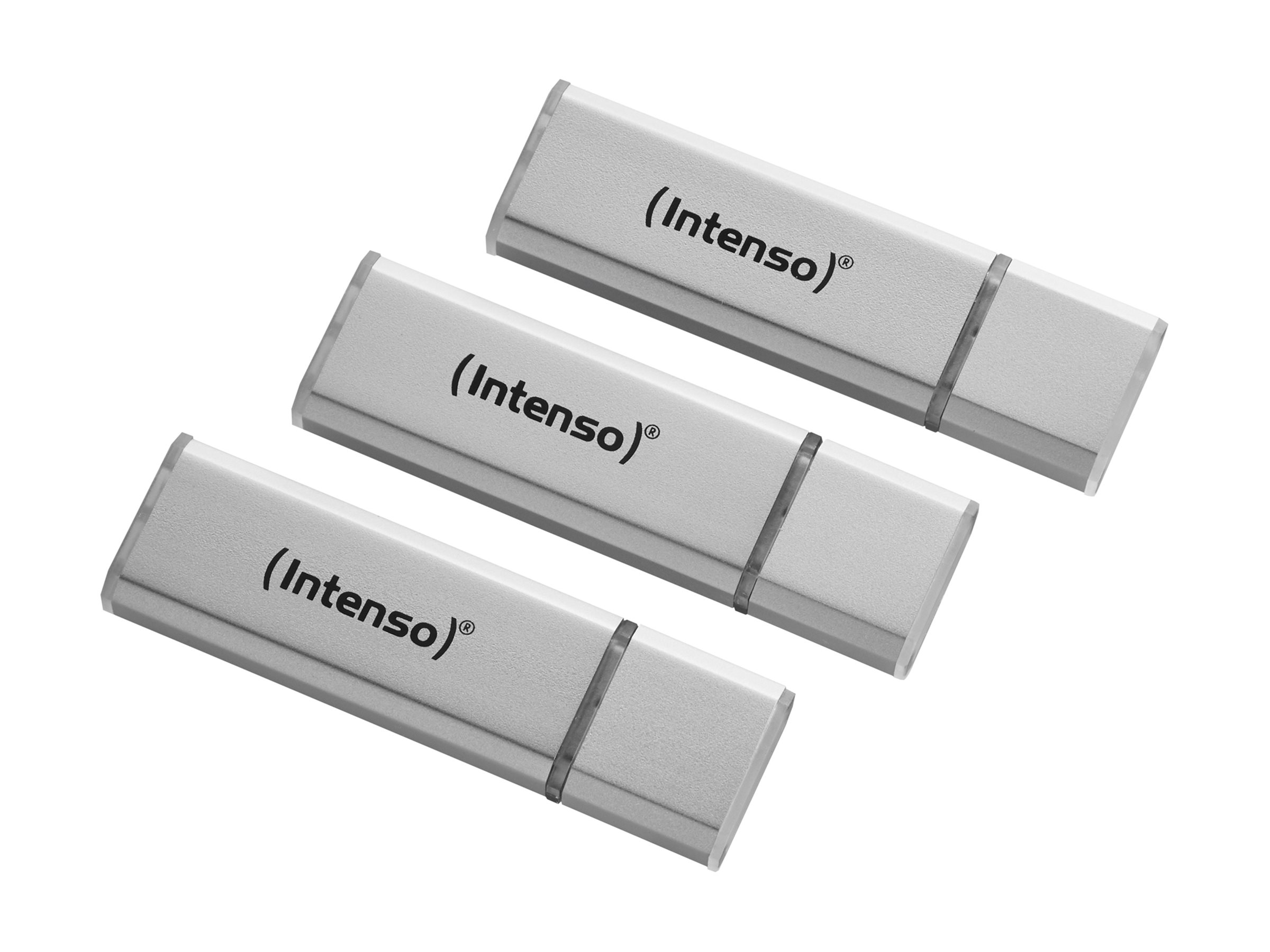 3 Intenso USBSticks Alu Line silber 16 GB
