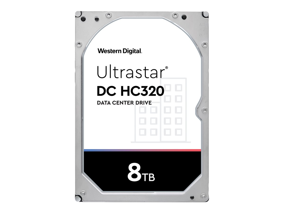 WESTERN DIGITAL Ultrastar DC HC320 8,9cm 3,5Zoll 26.1MM 8000GB 256MB 7200RPM SAS ULTRA 512E SE P3