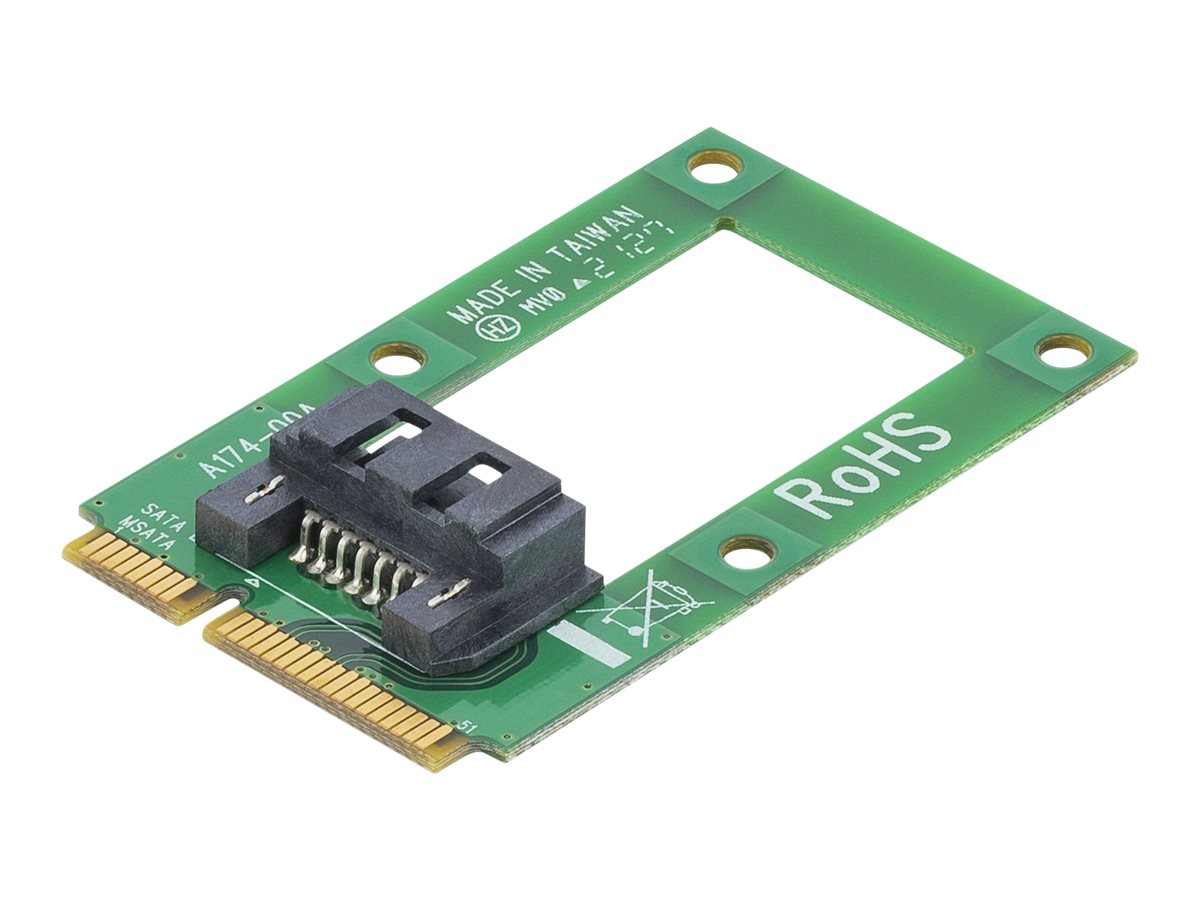 STARTECHCOM mSATA auf SATA Festplatten SSD Adapter Mini SerialATA zu SATA Konverter Festplatten Adapter Konverter