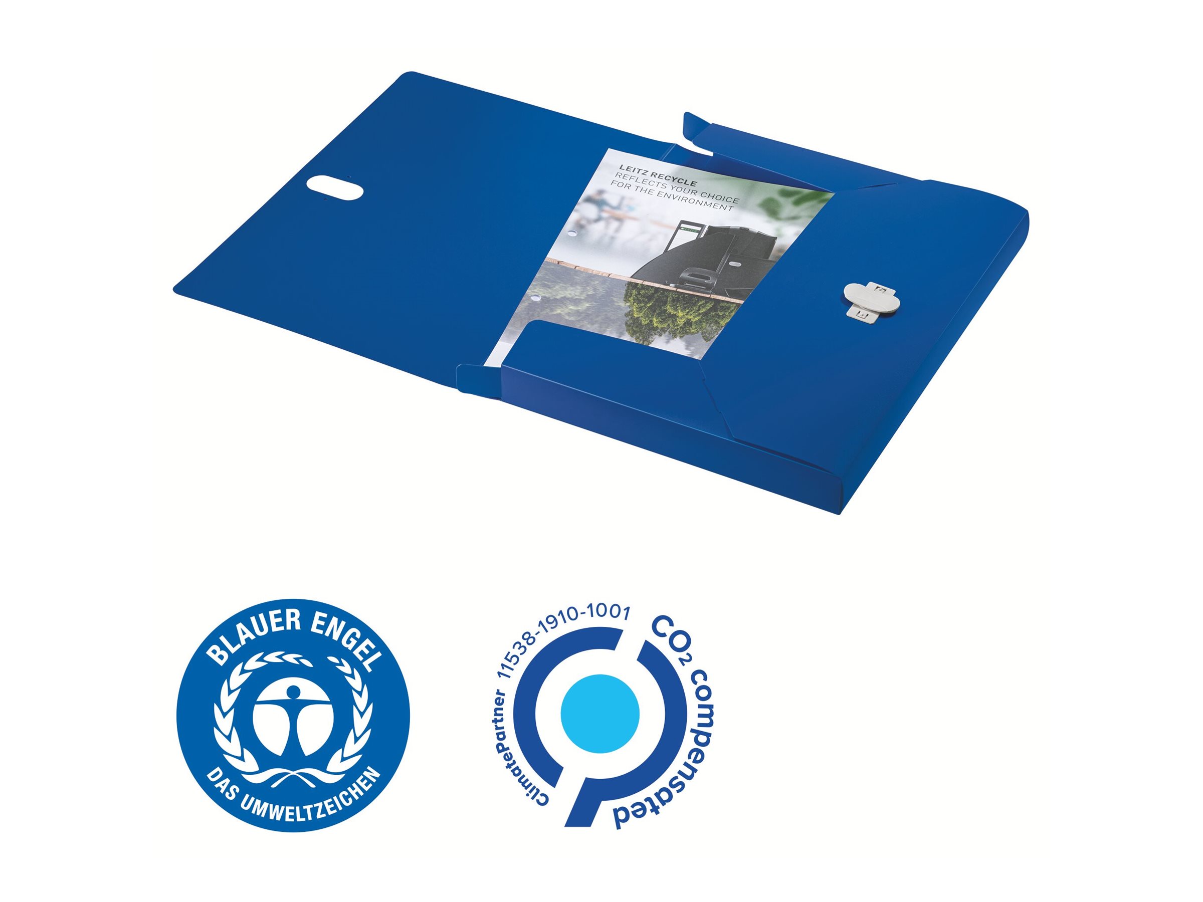 LEITZ Heftbox Recycle 4623 4,0 cm blau LEITZ Heftbox Recycle 4623 4,0 cm blau