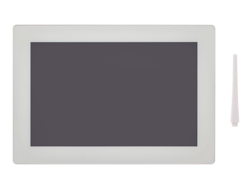 InLine®, digitaler WIFI-Bilderrahmen WiFRAME, 10,1", 1280x800 16:9 LCD IPS Touchscreen, Frameo APP, weiß