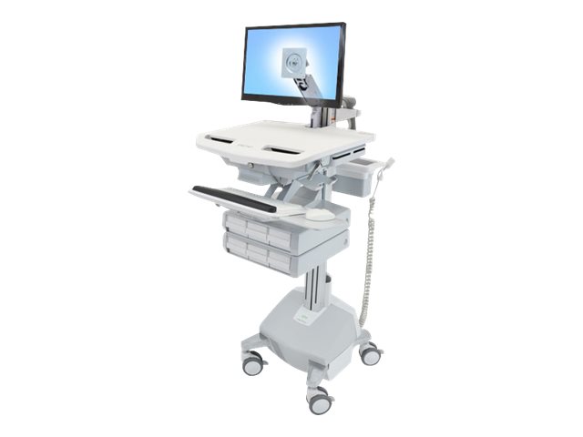 ERGOTRON StyleView Wagen mit LCD-Arm LiFe-Antrieb 6 Schublade EU SAU-EU ERGOTRON StyleView Wagen mit LCD-Arm LiFe-Antrieb 6 Schublade EU SAU-EU