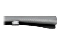 Delock Kabelschutzschlauch mit Knopfverschluss hitzebestaendig 2 m x 50 mm grau schwarz