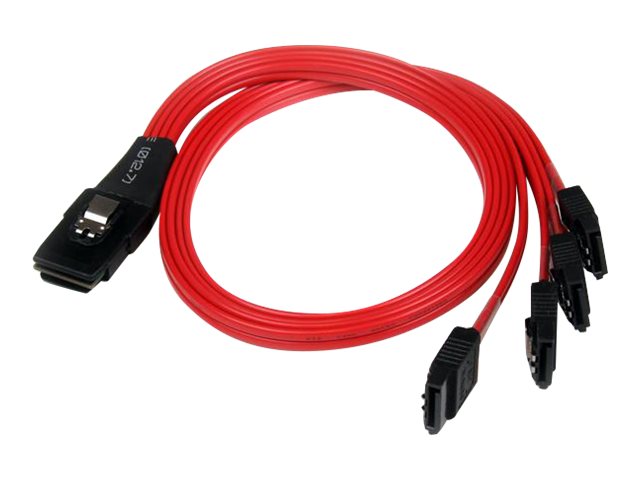 STARTECHCOM 50cm SFF8087 to 4x SATA Internal Mini SAS to SATA Reverse Cable