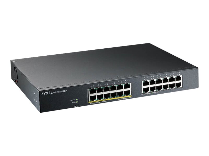 ZYXEL GS1915-24EP 24G 12 port PoE 130W standalone or NebulaFlex Cloud ZYXEL GS1915-24EP 24G 12 port PoE 130W standalone or NebulaFlex Cloud