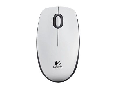LOGITECH B100 OPTISCHE MAUS KABEL WEISS