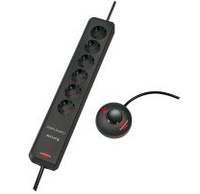 brennenstuhl Eco-Line Comfort Switch 6-fach Steckdosenleiste mit FuÃschalter 2,0 m schwarz brennenstuhl Eco-Line Comfort Switch 6-fach Steckdosenleiste mit FuÃschalter 2,0 m schwarz