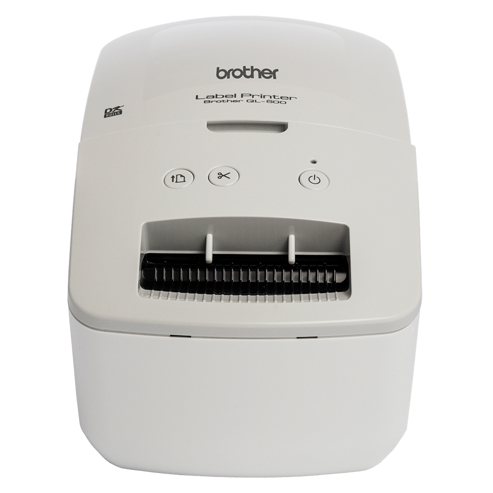 brother QL600G Etikettendrucker weiß, grau