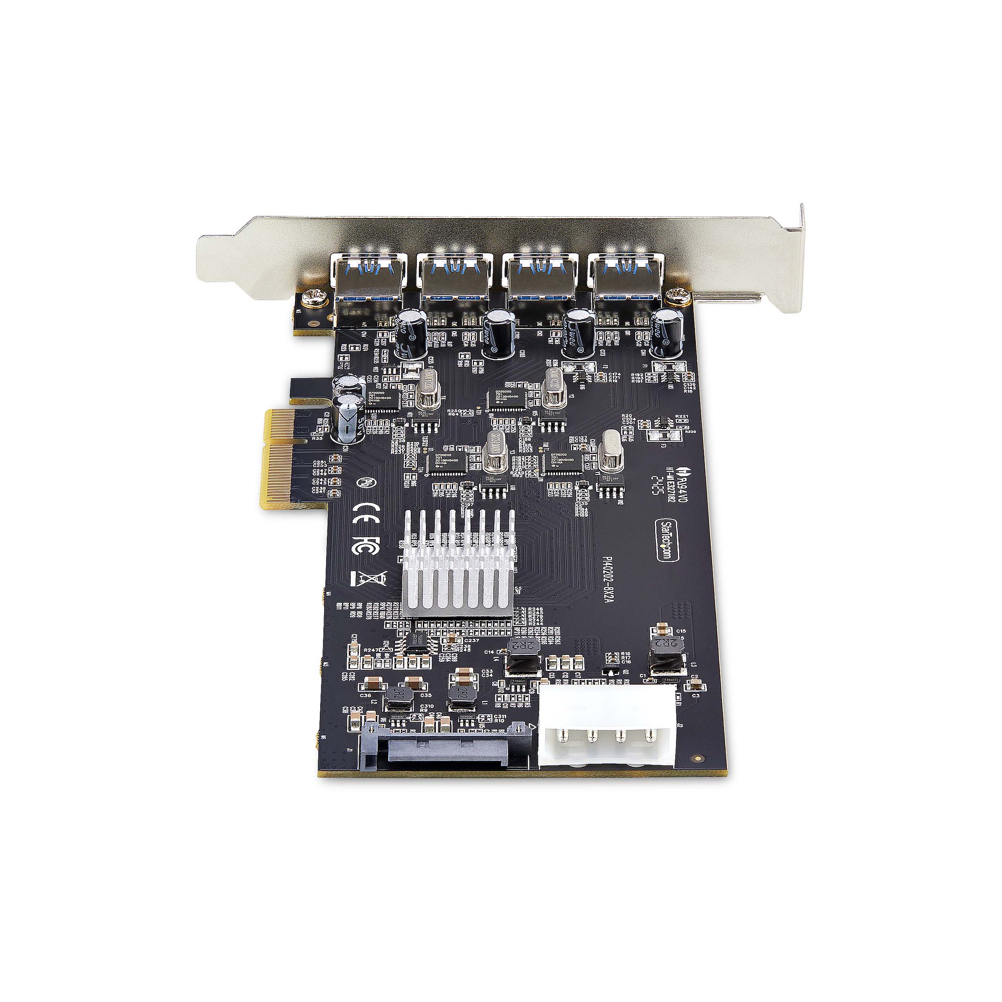 STARTECHCOM 4Port USB PCIe Karte USB 32 5Gbps PCI Express Karte mit 4 unabhängigen USBControllern 4 USBA Anschlusse