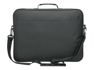 MANHATTAN Cambridge Clamshell Notebooktasche 43,9cm 17,3Zoll lässt sich vollständig aufklappen üppig gepolstert schwarz