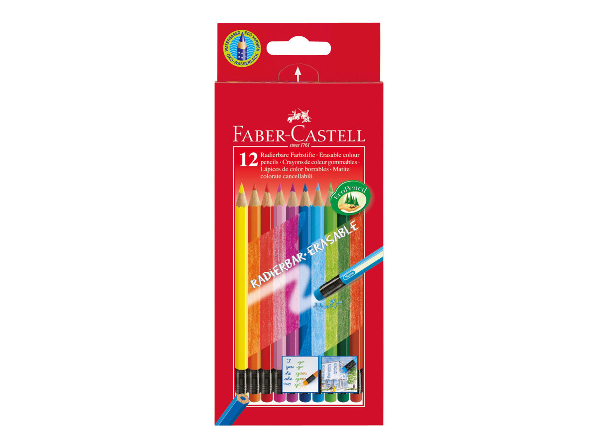 FABER-CASTELL Buntstifte farbsortiert, 12 St. FABER-CASTELL Buntstifte farbsortiert, 12 St.