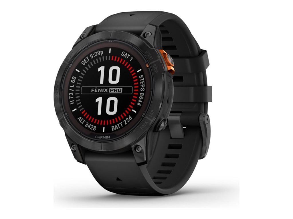 GARMIN fēnix 7 Pro Smartwatch schwarz, schiefergrau GARMIN fēnix 7 Pro Smartwatch schwarz, schiefergrau