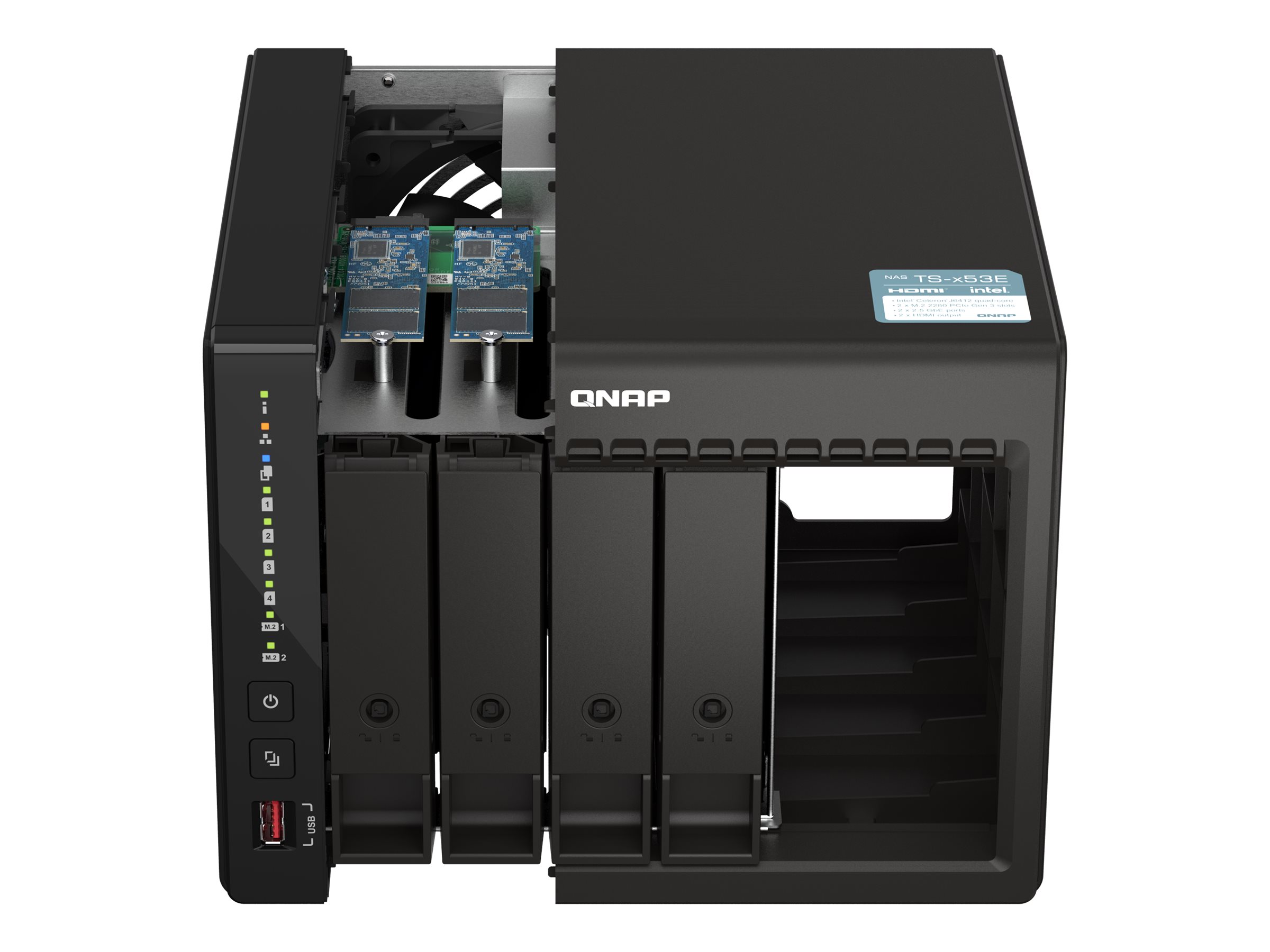 NAS QNAP TS-453E-8G 0/4HDD Tower