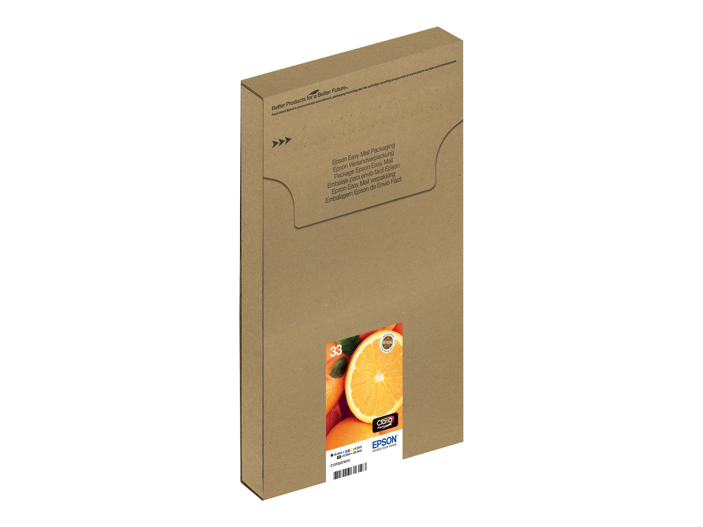 EPSON 4LB Multipack 5-colours 33 Ink Cartridge Easymail