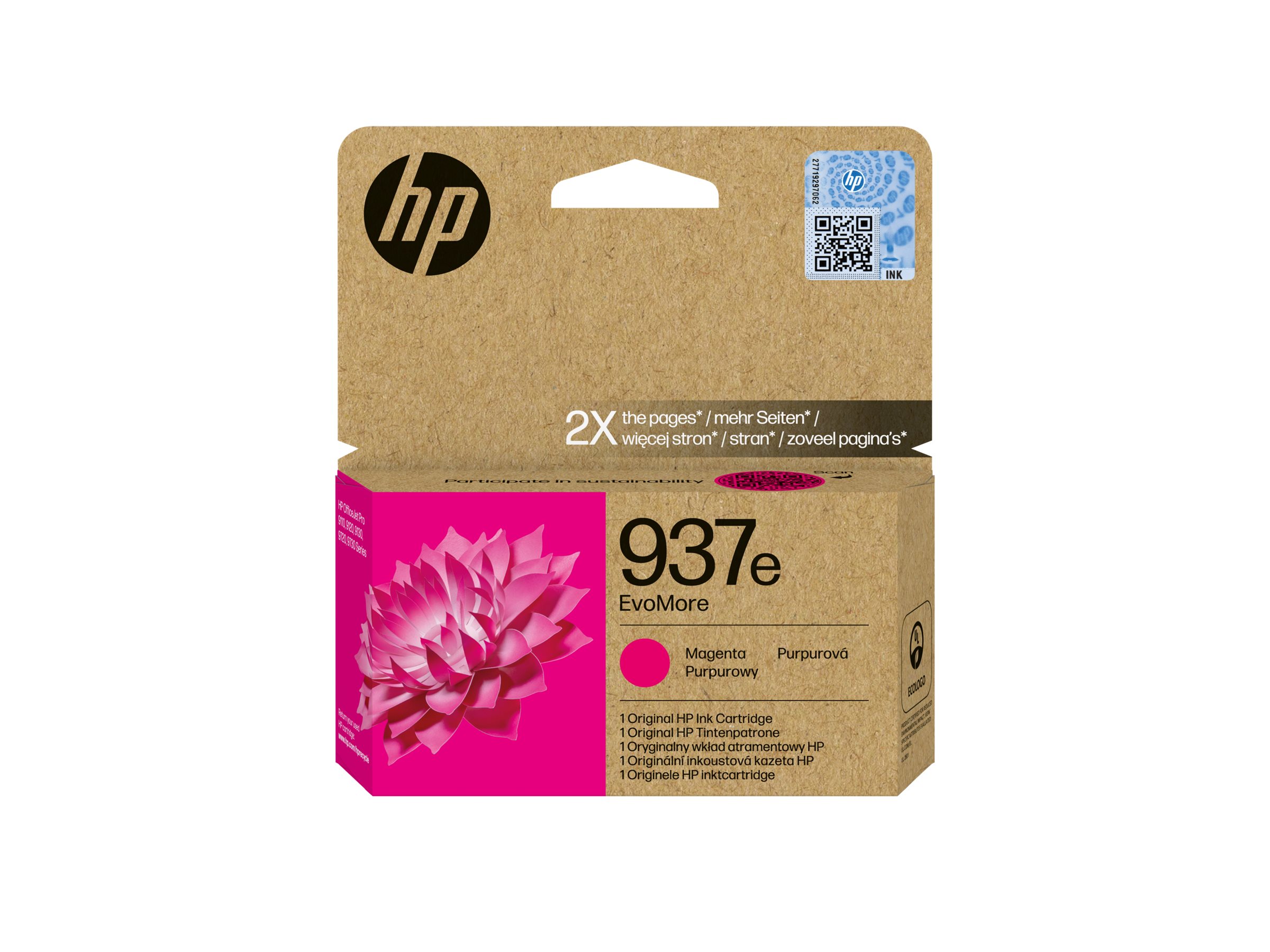 HP 937e4S6W7NE magenta Druckerpatrone