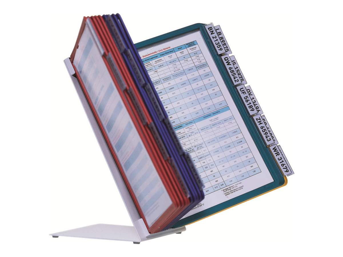 DURABLE Sichttafelsystem VARIO 569900 DIN A4 farbsortiert mit 20 St. Sichttafeln DURABLE Sichttafelsystem VARIO 569900 DIN A4 farbsortiert mit 20 St. Sichttafeln