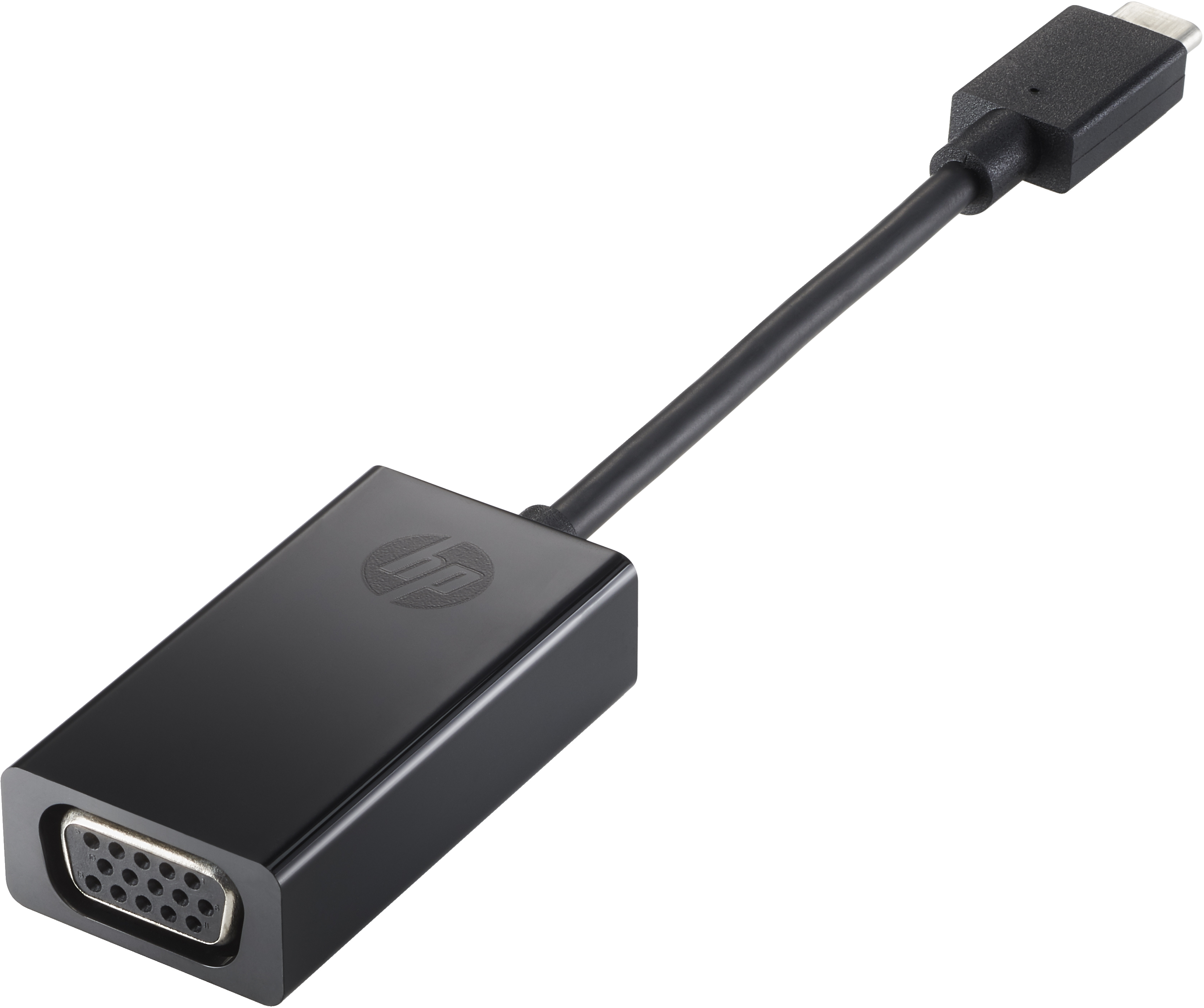 N9K76AAAC3 HP Adapter USBC VGA schwarz