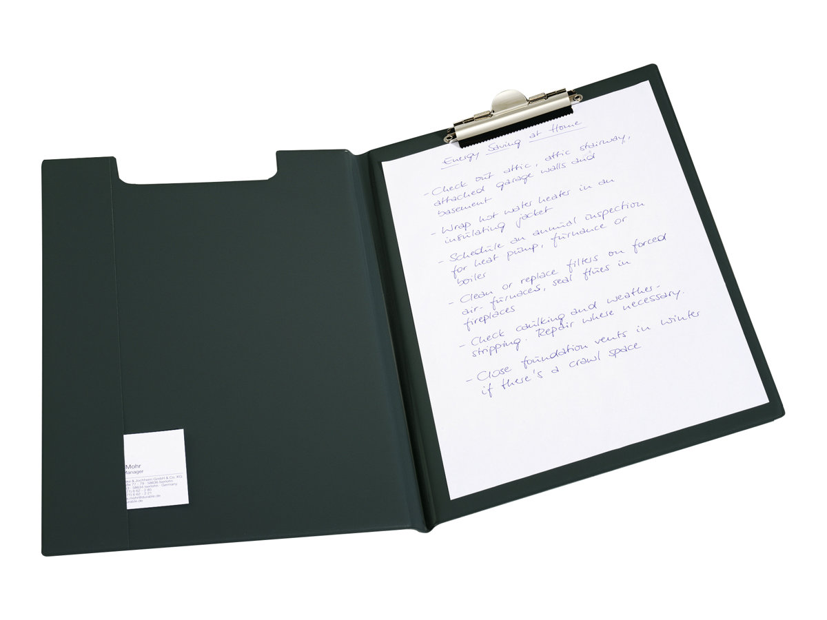 DURABLE Klemmbrettmappe 235701 DIN A4 schwarz Kunststoff