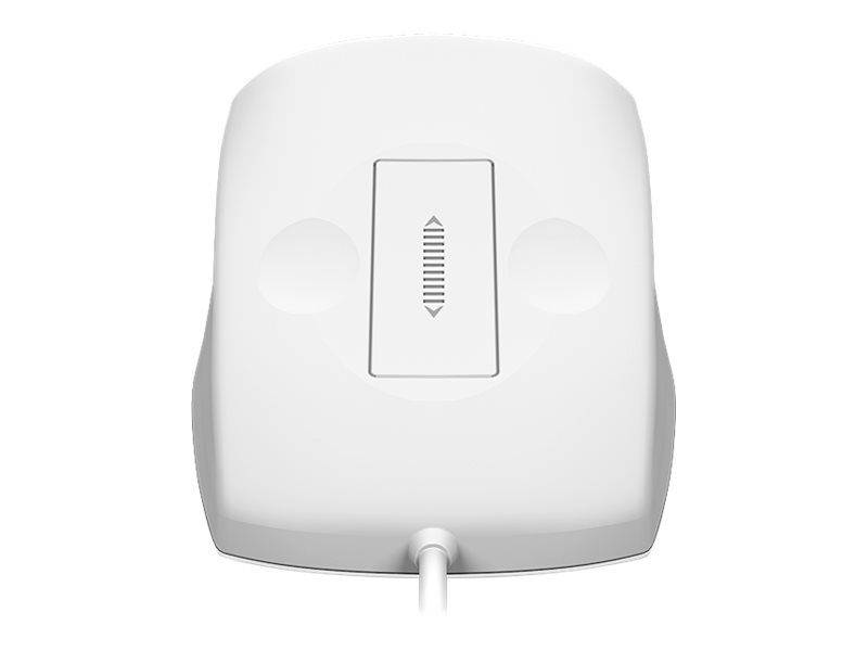 KEYSONIC KSM-5030M-W Maus Wsser- und staubdicht nach IP68 aus Silikon USB-Kabel 1,8m Scrollen mit Touchsensor in weiss
